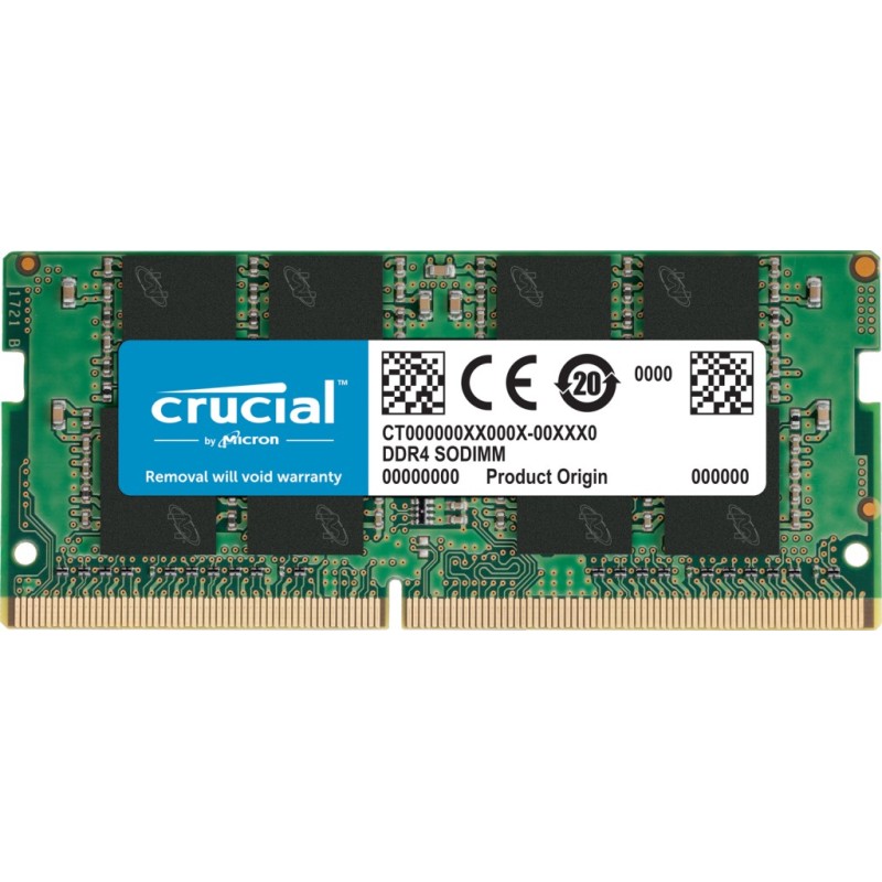 Crucial CT8G4SFRA32A memoria 8 GB 1 x 8 GB DDR4 3200 MHz Crucial CT8G4SFRA32A memoria 8 GB 1 x 8 GB DDR4 3200 MHz
