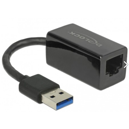 DeLOCK 65903 replicatore di porte e docking station per laptop USB tipo A Nero