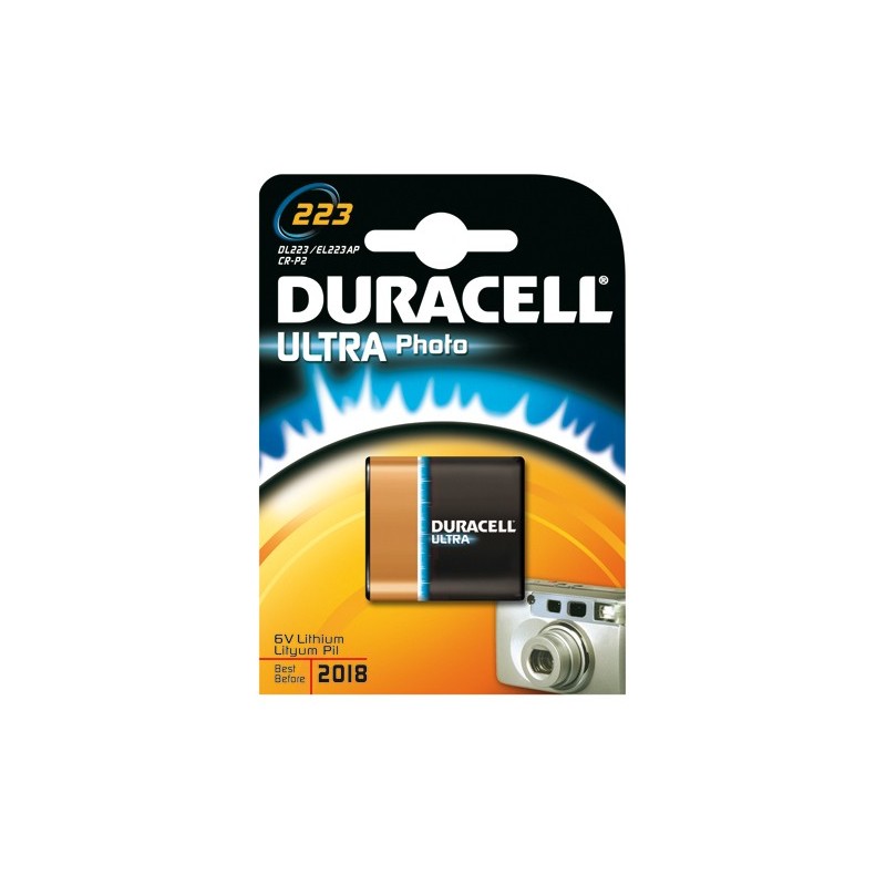 Duracell Ultra Photo 223 Batteria monouso 6V Nichel – oxyhydroxide (NiOx)