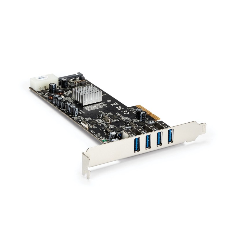 StarTech.com Adattatore scheda SuperSpeed USB 3.0 con 4 porte PCI Express (PCIe) con 4 canali da 5 Gbps dedicati - UASP -