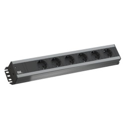 Bachmann 300.000 prolunghe e multiple 2 m 6 presa(e) AC Interno Nero, Grigio