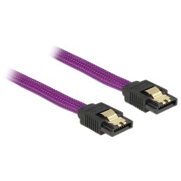 DeLOCK 83691 cavo SATA 0,5 m SATA 7-pin Viola