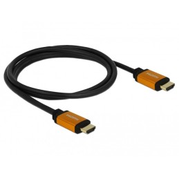 DeLOCK 85728 cavo HDMI 1,5 m HDMI tipo A (Standard) Nero, Oro