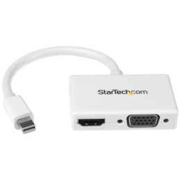 StarTech.com Adattatore Mini DisplayPort a HDMI e VGA - Convertitore audio video da viaggio mDP 2 in 1 - 1920x1200   1080p -