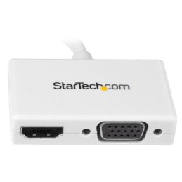 StarTech.com Adattatore Mini DisplayPort a HDMI e VGA - Convertitore audio video da viaggio mDP 2 in 1 - 1920x1200   1080p -