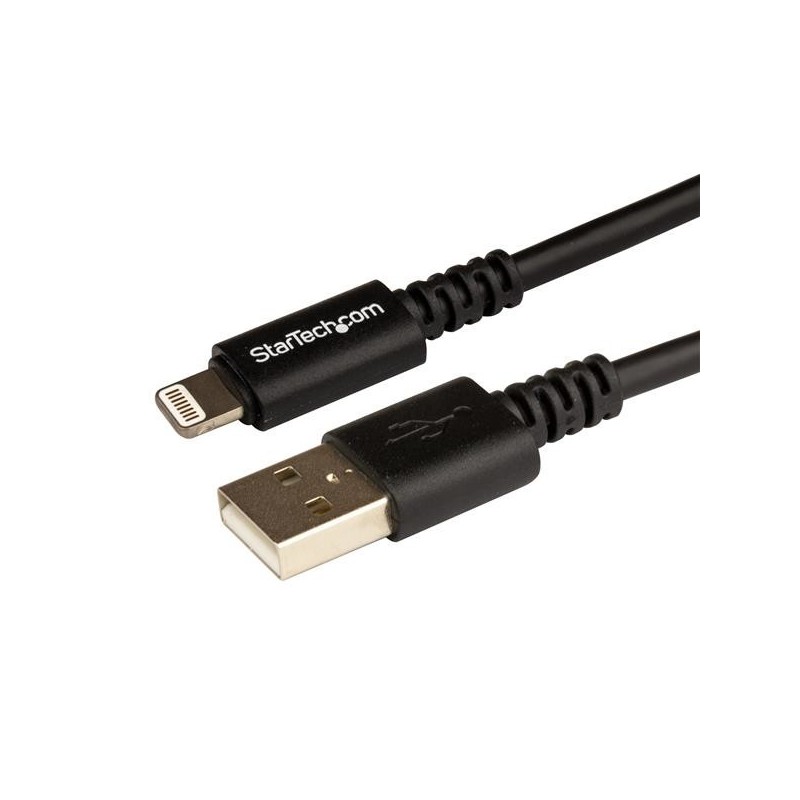 StarTech.com Cavo connettore lungo Lightning a 8 pin Apple a USB per iPhone   iPod   iPad nero 3 m