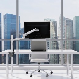 Ergotron LX Series 45-537-216 Supporti a parete per TV 81,3 cm (32") Scrivania Bianco