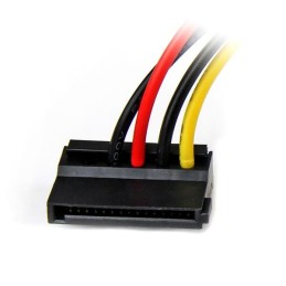 StarTech.com Adattatore cavo di alimentazione Molex a SATA con angolare sinistro 4 pin 15 cm