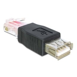 DeLOCK USB - RJ45 USB 2.0 Nero