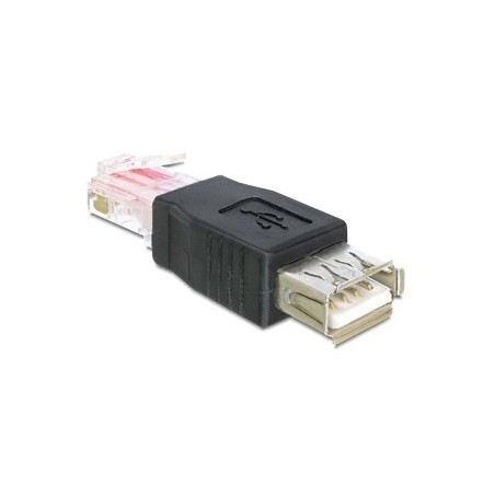 DeLOCK USB - RJ45 USB 2.0 Nero