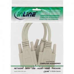 InLine 4043718102129 adattatore per inversione del genere dei cavi VGA 2x VGA Beige