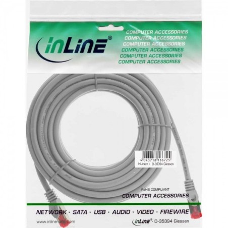 InLine 4043718154838 cavo di rete Grigio 30 m Cat6 S FTP (S-STP)