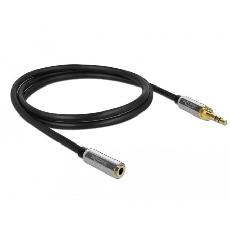 DeLOCK 85779 cavo audio 0,5 m 3.5mm Nero, Grigio