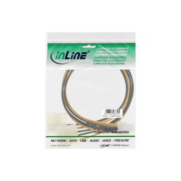 InLine Cavo di alimentazione int. da 6 pin PCIe F a 2x 4pin 5,25” M, 0,25m