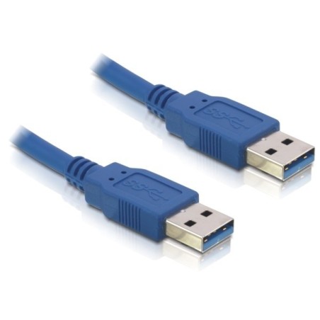 DeLOCK Cable USB 3.0-A male male cavo USB 1,5 m USB A Blu