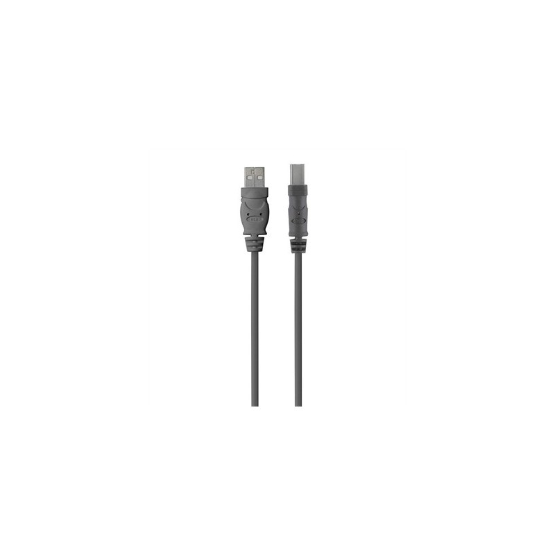 Belkin USB 2.0 A - USB 2.0 B, 4.8m cavo USB 4,8 m USB A USB B Grigio