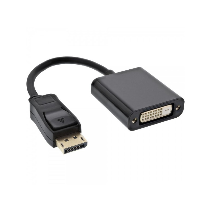 InLine 4043718126262 cavo e adattatore video 0,15 m DisplayPort DVI-D Nero