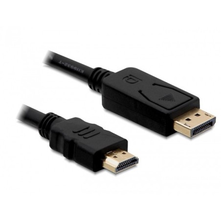 DeLOCK Displayport HDMI, 1m Nero