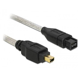 DeLOCK FireWire A B, 1.0m 1 m Grigio