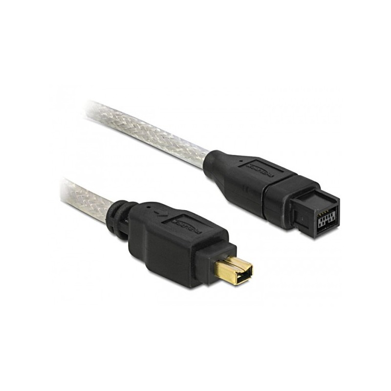 DeLOCK FireWire A B, 1.0m 1 m Grigio