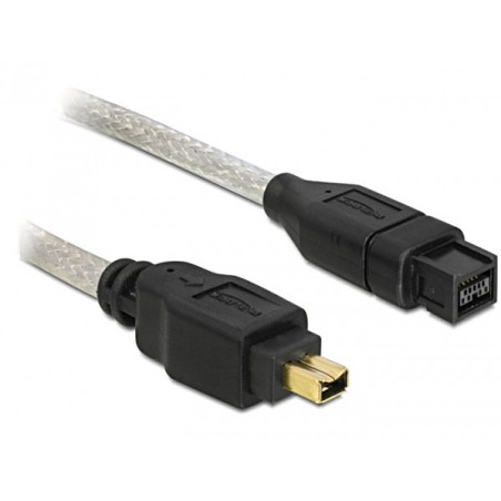 DeLOCK FireWire A B, 1.0m 1 m Grigio