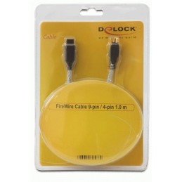 DeLOCK FireWire A B, 1.0m 1 m Grigio