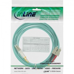 InLine 4043718125548 cavo InfiniBand e in fibra ottica 2 m LC SC Turchese