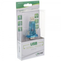 InLine 4043718053391 adattatore per inversione del genere dei cavi USB 1.1 VGA Blu