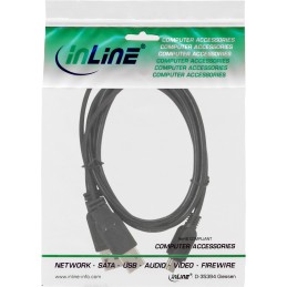 InLine Cavo USB2.0 Mini Sdoppiato, 2x Am  Mini Bm(5pol), Y Form, nero, 1m