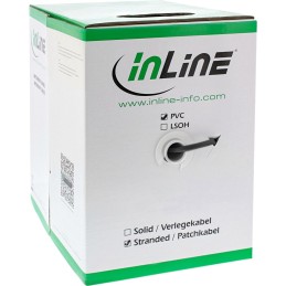 InLine 72099S cavo di rete Nero 100 m Cat5e SF UTP (S-FTP)