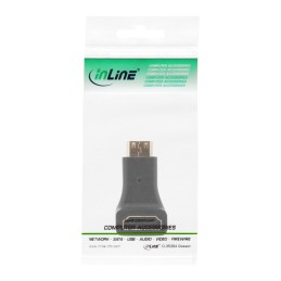 InLine Adattatore HDMI Typ A Femmina a Mini HDMI Tipo C Maschio, angolato 90°