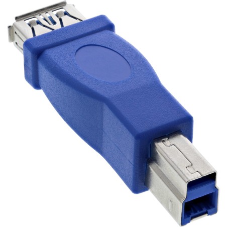 InLine Adattatore USB 3.0 A femmina   B maschio