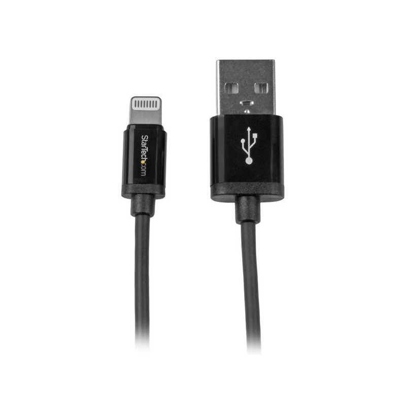 StarTech.com Cavo connettore lightning a 8 pin Apple nero a USB da 1m per iPhone   iPod   iPad