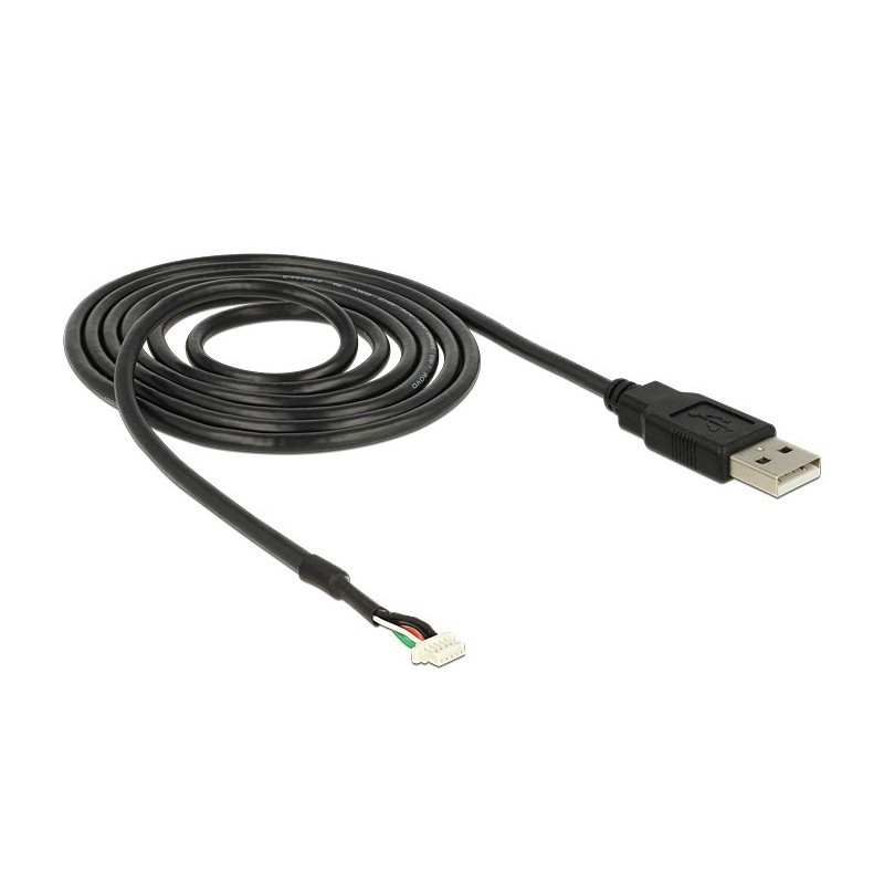 DeLOCK USB 2.0 A M   5 pin V5 1.5m cavo per fotocamera 1,5 m Nero