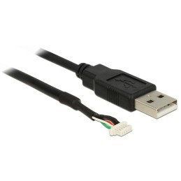 DeLOCK USB 2.0 A M   5 pin V5 1.5m cavo per fotocamera 1,5 m Nero