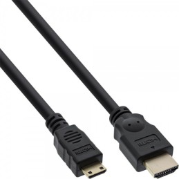 InLine 4043718097357 cavo HDMI 3 m HDMI Type C (Mini) HDMI tipo A (Standard) Nero