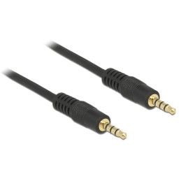 DeLOCK 83435 cavo audio 1 m 3.5mm Nero