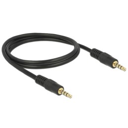 DeLOCK 83435 cavo audio 1 m 3.5mm Nero