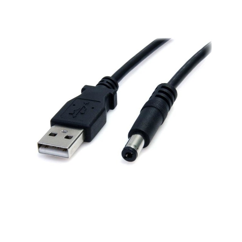 StarTech.com Cavo di alimentazione USB a spina 5,5mm - Connettore barrel Jack di tipo M - 5V DC - 91 cm