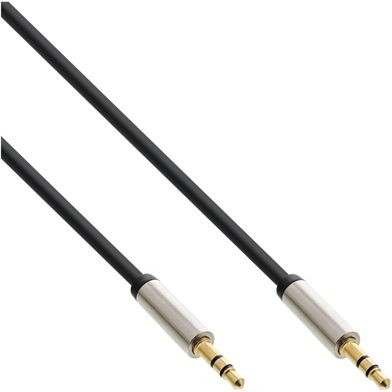 InLine Cavo Audio Jack Slim 3,5mm M-M, stereo, 10m, Slim stereo