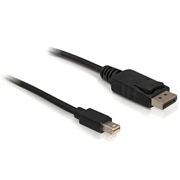 DeLOCK mini DP DP 1.2 2 m Mini DisplayPort DisplayPort Nero