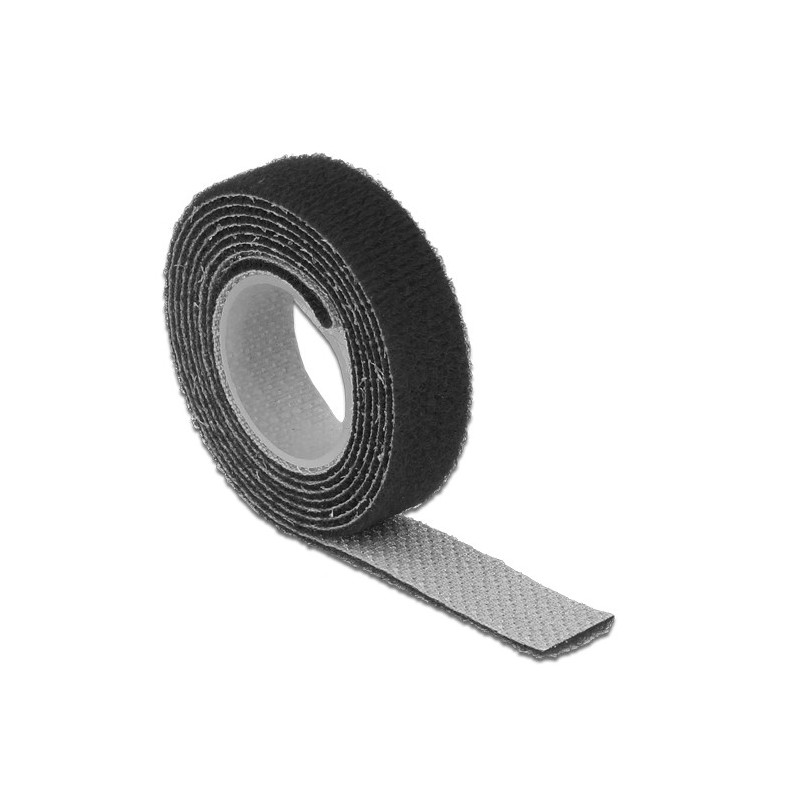 DeLOCK 18709 Velcro Nero 1 pz