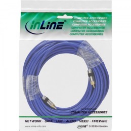 InLine 4043718081967 cavo audio 10 m RCA Blu