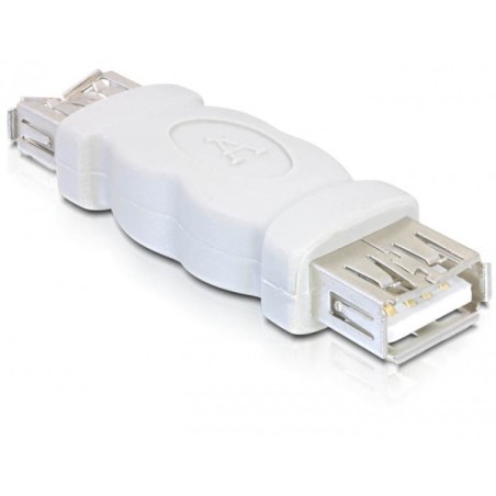 DeLOCK USB A Adapter USB 2.0 A FM Grigio