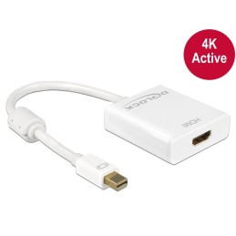 DeLOCK 62612 cavo e adattatore video 0,2 m Mini DisplayPort HDMI tipo A (Standard) Bianco