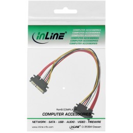 InLine Estensione di alimentazione interna SATA 6Gb s+alim., M-F, 0,50m