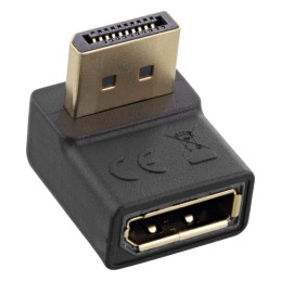 InLine Adattatore DisplayPort maschio femmina, angolare verso l'alto