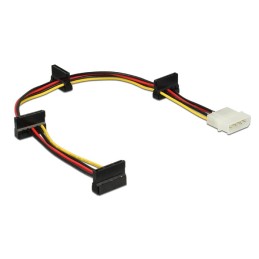 DeLOCK 0.4m, Molex 4p 4xSATA 15p 0,4 m