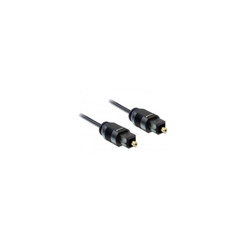 DeLOCK 2m Toslink Standard cavo audio Nero