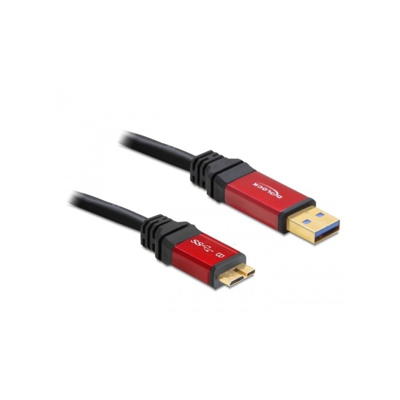 DeLOCK 3.0m 3.0 USB A-micro-B cavo USB USB 3.2 Gen 1 (3.1 Gen 1) 3 m Micro-USB B